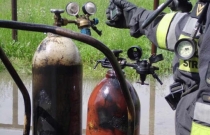Zagrożenia podczas pożaru z butlą