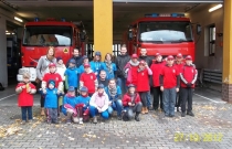 27 październik 2012 MDP poznaje prace Strażaków Zawodowych w JRG2 w Nowym Sączu