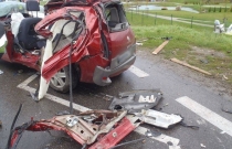 Zderzenie 3 samochodów pod Orlikiem w Jazowsku