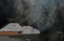 Pożar poddasza w budynku mieszkalnym - Obidza